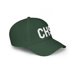 CHS Hat in soft cotton twill with adjustable Velcro strap and embroidered logo