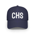 CHS Baseball Hat in soft cotton twill with embroidered logo and adjustable Velcro strap for a sleek, comfortable fit