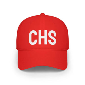 CHS hat made of 100% cotton twill with embroidered logo and adjustable Velcro strap