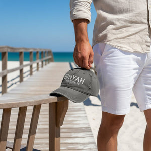 BINYAH CHARLESTON DISTRESSED DAD CAP